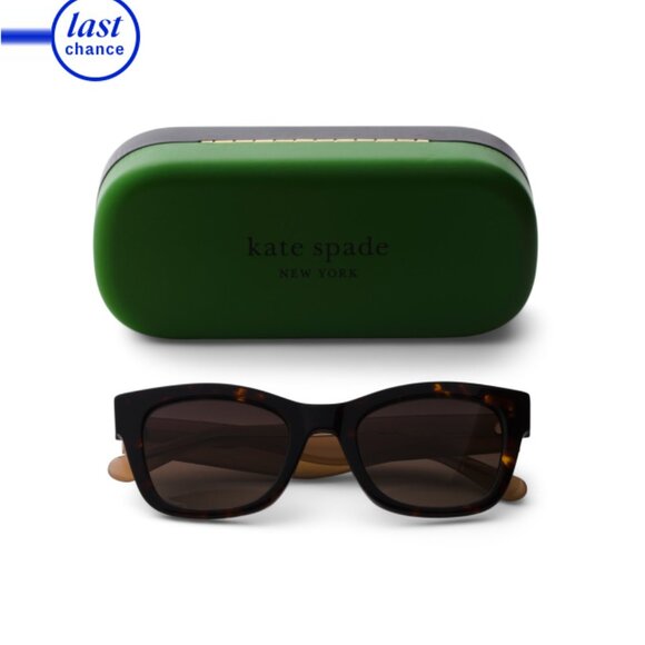 KATE SPADE Havana 50mm Square Sunglasses - Picture 1 of 2